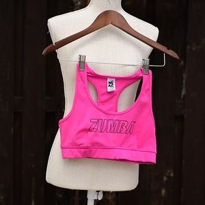 Like new pink Zumba sports bra